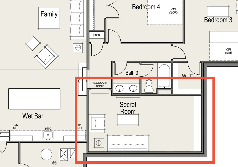 house plans with secret rooms